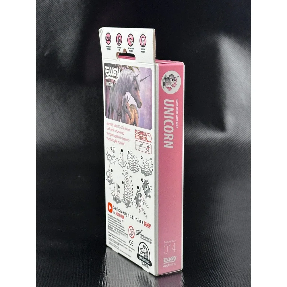 Eugy Unicorn 014 3D Cardboard Model Kit Eco Friendly DIY Puzzle New‎